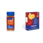 CRISTA Essential Ground Spices Combo - 1 | Paprika Powder X 1, 45 gms & Kashmiri Chilli Powder X 1, 100 gms | No Added Colours, Fillers & Preservatives | Pack of 2