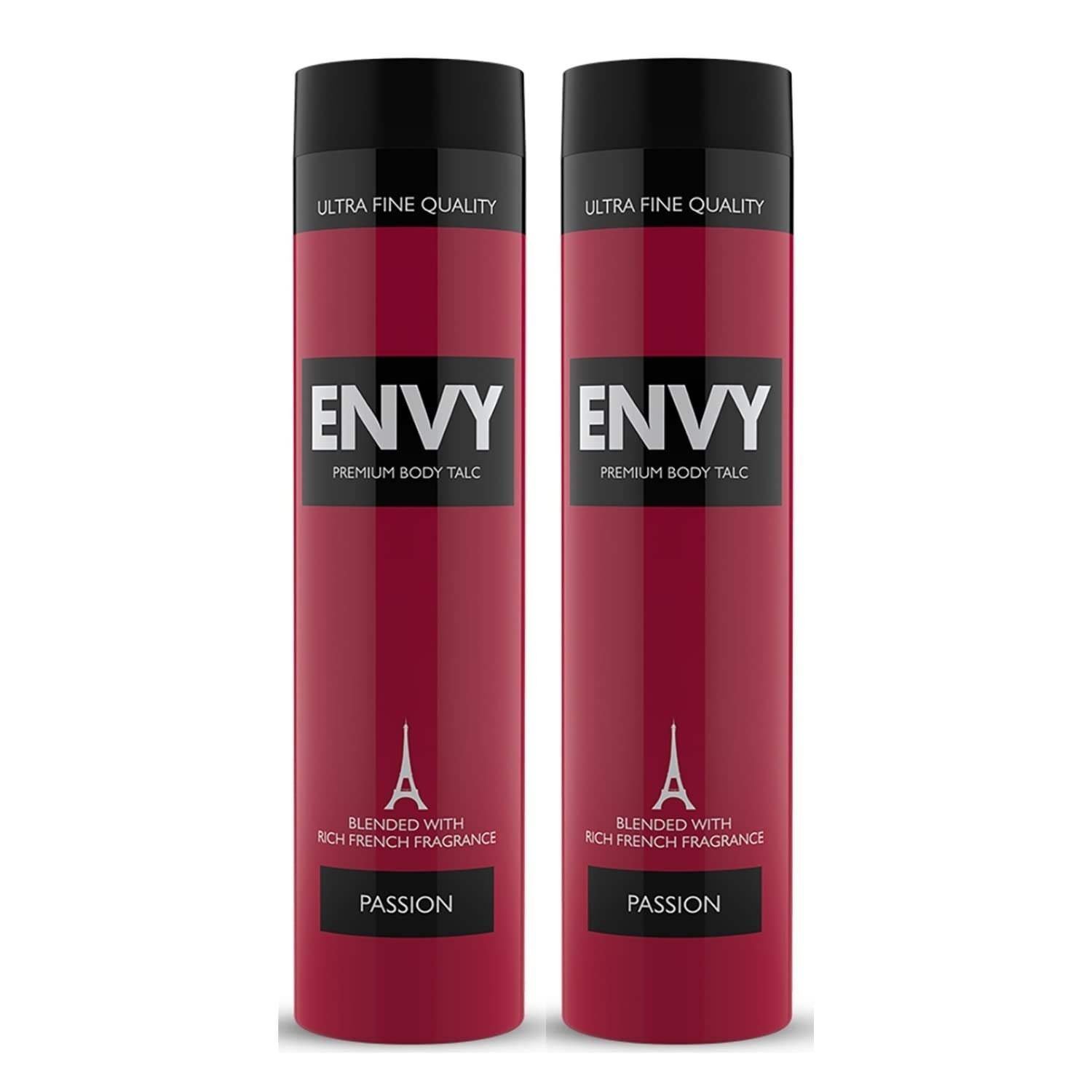 uk51RkbgVeECL-1-1.jpg ENVY Passion Talc 300GM - Each (Pack of 2) | Scented Talcum for Men - Fast UK Delivery - Image 1