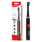 Colgate ProClinical 150 Charcoal Sonic Battery Powered Electric Toothbrush (with Replaceable Brush Head Included), Adult, Pack of 1 - Fast UK Delivery