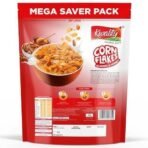 Kwality Corn Flakes with Almond & Honey 1kg | Made with Golden Corns | 99% Fat-Free | High in Protein, Zero Cholesterol | Healthy Breakfast Cereal - Fast UK Delivery - Image 5