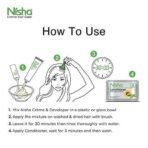 Nisha Mahogony Hair Cream Color Long Lasting 100% Grey Coverage With Henna Extracts For Hair Care Pack of 3 Fast Shipping to USA & Canada - Image 6