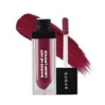 SUGAR Cosmetics Smudge Me Not Liquid Lipsticks for Women | Transferproof & Waterproof | Lasts 12+ Hours | Matte Lipstick | 4.5ml - 17 Fiery Berry (Marsala) - Fast UK Delivery
