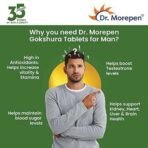 DR. MOREPEN Gokshura Tablets | 1000 mg Tribulus Terrestris | Overall Wellbeing for Men & Women - (60 Veg Capsules) - Fast UK Delivery - Image 4