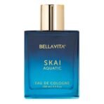 Bella Vita Luxury Skai Aquatic Unisex Eau De Cologne Liquid With Bergamot, Lavender & Patchouli|Premium, Long Lasting Woody Fragrance For Men & Women, 100 Ml - Fast UK Delivery