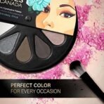 FACESCANADA 6 in 1 Eyeshadow Palette - Smokey Diva 03, 6g | Olive Butter & Macadamia Oil | Vibrant Colors | Highly Pigmented | Easily Blendable | Silky Satin Texture | No Crease | Cruelty-Free - Fast UK Delivery - Image 7