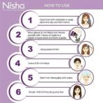 Nisha Natural Henna Powder For Hair Color, Burgundy Red Hair, Herbal Conditioning Hair Dye for Silky & Shiny Soft Hair Colour for Men & Women - Fast UK Delivery - Image 6
