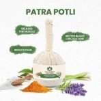 Maharishi Ayurveda 100% Natural Ayurvedic Herbal Healing Potli Pain Relief Knee, Joints & Muscles Relaxation Comfort Neck, Back, Foot & Legs Increase Blood Circulation Calm Mind Body & Soul | Suitable for Men & Women - Fast UK Delivery - Image 4
