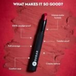 SUGAR Cosmetics Matte Attack Lipstick for Women | Transferproof & Smudgeproof | Lasts upto 12hrs | Enriched With Jojoba Oil | 2gm - Plums N Roses - Fast UK Delivery - Image 4