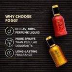 FOGG Men Spray Scent Chief And Commander Perfume Gift Set , Long-Lasting, Fresh & Powerful Fragrance Spray, Eau De Parfum - 2 X 50Ml (Pack Of 2), 100 Millilitres - Fast UK Delivery - Image 3