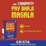 CRISTA Jain Chowpatty Pav Bhaji Masala | Premium Spices Blend | Vegan | No Onion | No Garlic | Zero added Colours, Fillers, Additives & Preservatives | 100 gms - Image 3