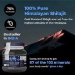 Amaara Herbs Pure Original Himalayan Shilajit/Shilajeet Resin 20g with Ashwagandha | Enhanced Strength & Stamina Formula for Men & Women | 4X Concentrated for Superior Results - Fast UK Delivery - Image 4