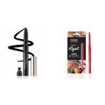 FACESCANADA Ultimepro Hd Deep Black One Stroke Pencil Kajal 1.4G & Magneteyes Kajal - Black, 0.35G, Matte Finish - Fast UK Delivery