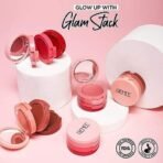 RENEE Glam Stack 3-In-1 Lip & Cheek Tint - Pink 4.5g - 3 Shades in 1, Rich Creamy Natural Seamless Finish, Smooth & Blendable Formula - Travel Friendly, Quick & Easy to Use - Fast UK Delivery - Image 6