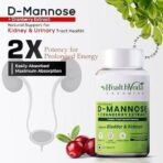 HEALTH VEDA ORGANICS PRIVATE LIMITED D-Mannose 500 mg + Cranberry Extract 200 mg | 60 Veg Tablets I Supports Kidney Health & Urinary Tract Infection - Fast UK Delivery - Image 4