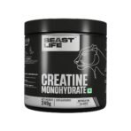 BEASTLIFE Super Micronized Creatine Monohydrate Unflavoured Powder |Premium Sports Nutrition|Nabl Lab Tested|Supports Athletic Performance & Power (249 G,Unflavoured),1 Count,83 Servings - Fast UK Delivery