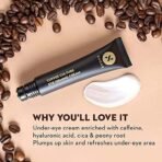 SUGAR Cosmetics Coffee Culture Eye Firming Cream with Coffee Extracts Under-Eye Cream to Relieve Puffiness and Dark Circles with Caffeine, Hyaluronic Acid - 15 ml - Fast UK Delivery - Image 5