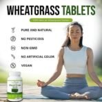 Attar Ayurveda Wheat Grass Tablets (120 Tablets, 500mg) - Natural Antioxidant Superfood, Supports Healthy Joints, Immunity Booster, Non-GMO, Vegan - Fast UK Delivery - Image 6