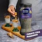 Farmley Chia Seeds 1 Kg, I Seeds for Eating | Seeds for Weight Management | Rich in Calcium, Omega-3, Protein, Fibre, & Non GMO, Reusable Jar (Pack of 1) - Fast UK Delivery - Image 6