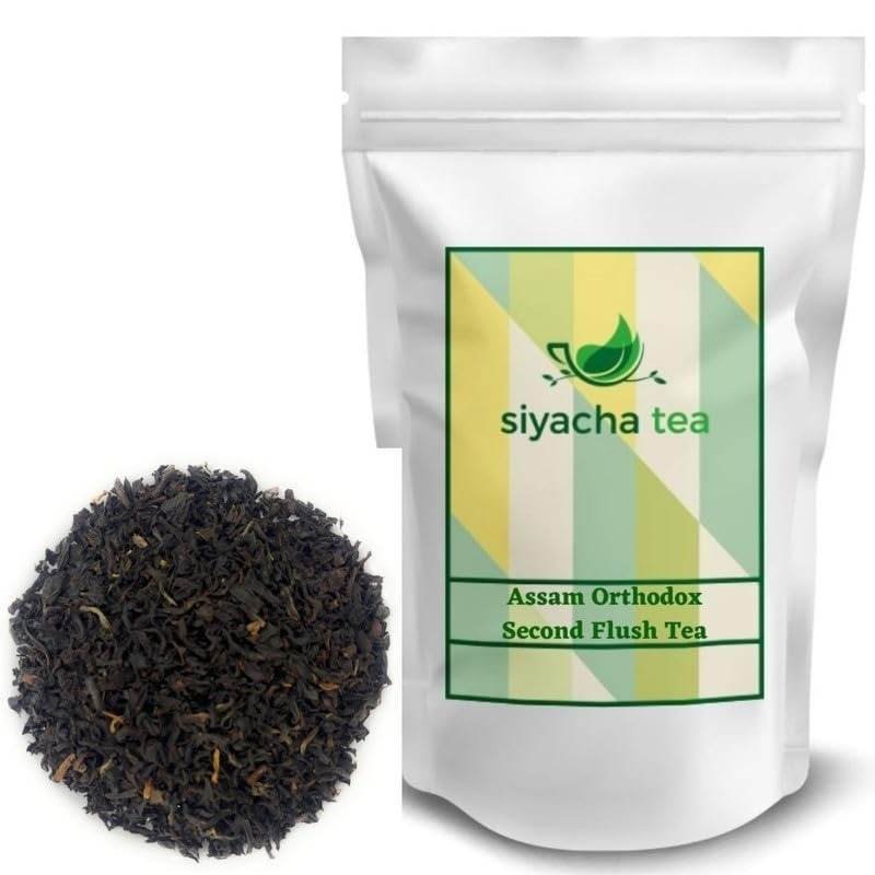 uk51U7oSQOWzL-1-1.jpg Siyacha Tea Assam Orthodox Chai Patti|500g Pouch|Premium Hand Picked Loose Leaf Blend| Natural Antioxidant Rich|Fresh Black Beverage|Second Flush Chai|Healthy - Fast UK Delivery - Image 1