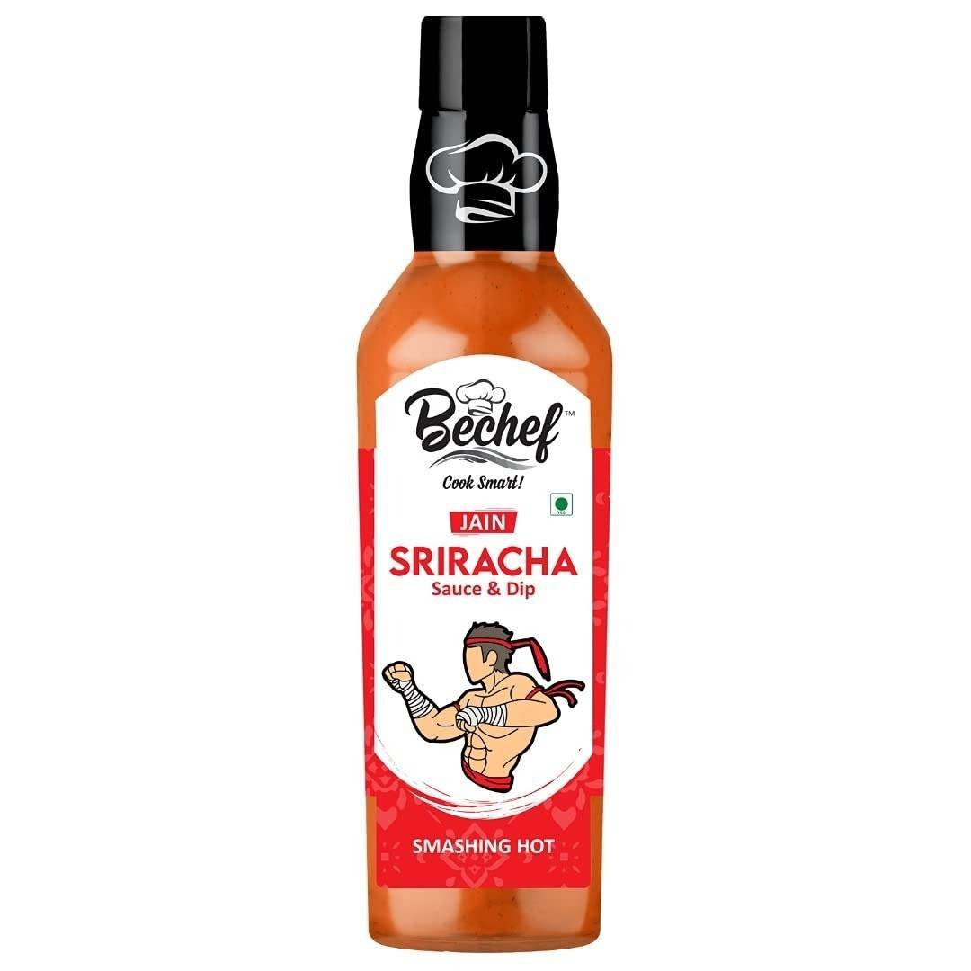 uk51ULEJOoVrL-1-1.jpg Bechef Jain Sriracha Sauce 300g - Fast UK Delivery - Image 1