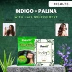Deewal Palina Herbal Mehndi & Indigo Powder Combo - 100% Natural Organic Hair Color | Allergy-Free, Chemical-Free | Rich Long-Lasting Shades | Natural leaves powder - Fast UK Delivery - Image 6