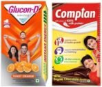 Complan Nutrition Drink Powder for Children, Royale Chocolate Flavour, 1 Kg & Glucon-D Tangy Orange Glucose Powder, 1Kg - Fast UK Delivery - Image 2