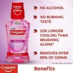 Colgate Maxfresh Plax Sensitive Mouthwash, Alcohol Free Mouth Wash Liquid for Bad Breath - 250 ml (Complete Oral Care) - Fast UK Delivery - Image 3