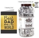 Swad Best Father/Dad Gift with Card (Swad Digestive Candy 200 Jar & 1 Greeting card) - Fast UK Delivery - Image 3