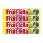Fruit-Tella 2 in 1 Lemon Grape Flavour Chewy Candy, 32.4 g, 4 Pack - Fast UK Delivery - Image 2