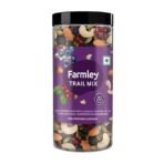 Farmley Trail Mix,450g | 7 Superfood in 1 Mixes | Dry Fruits Contains Almonds, Cashews, Blueberries, Blackcurrant, Pumpkin & Sunflower Seeds - Fast UK Delivery