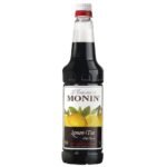 Monin Lemon Tea Flavored Syrup, 1 Ltr, Dark Brown - Fast UK Delivery