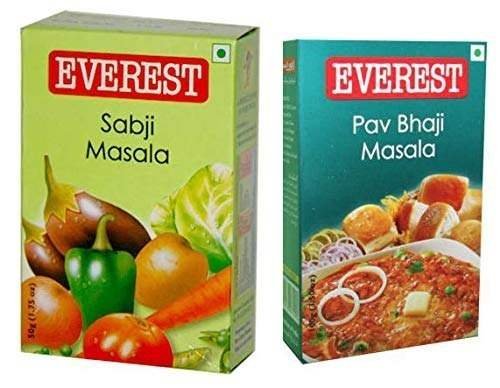 uk51VFAwEKakL-1-1.jpg Everest Spices Variety Pack-Sabji Masala 100g/Pav Bhaji Masala-100g - Fast UK Delivery - Image 1