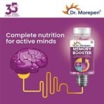 DR. MOREPEN Memory, Focus & Mood Tablets Enriched With GABA, Ashwagandha, Chamomile & Brahmi-Vitamins B1, B2, B3, Magnesium | Safe For Brain Health, Non-GMO & Preservatives Free-60 Tablets - Fast UK Delivery - Image 4