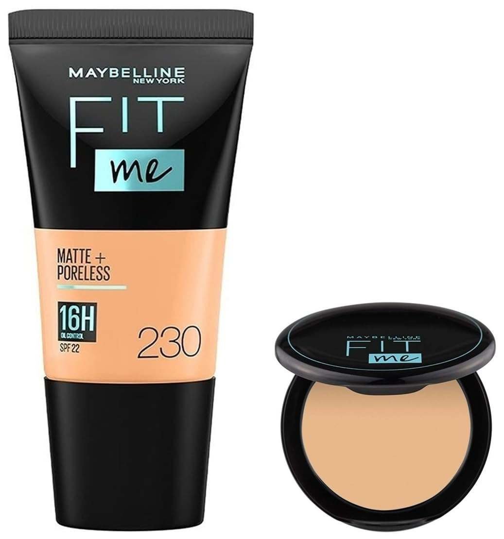 uk51VVfn1dGrL-1.jpg Maybelline New York Liquid Full Coverage Foundation For All Skin Types oil, Matte & Poreless Natural Buff & Warm Nude, 8G, Pack Of 1 - Fast UK Delivery - Image 1