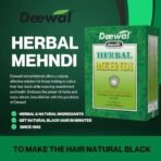 Deewal Herbal Mehndi | Natural Henna Powder for Black Hair Color and Hair Growth | For Men and Women | 100% Natural & Organic | Chemical-Free Hair Dye - Fast UK Delivery - Image 4