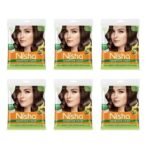 Nisha Cream Hair Color Rich Bright Long Lasting Hair Colouring For Ultra Soft Deep Shine 100% Grey Coverage Conditioning With Natural Herbs Dark Brown (Pack of 6) - Fast UK Delivery - Image 2