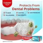 Colgate Active Salt Buy 3+1 Free, 800g (200g x 4, Pack of 8) Toothpaste, Daily Germ Protection, Toothpaste with Salt & Mint, Healthy Gums & Teeth, Fights Germs & Eliminates Bad Breath - Fast UK Delivery - Image 5