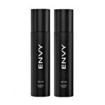 ENVY Natural Perfume For Men - 60ML, Pack of 2|Premium & Long Lasting Perfume| Eau de Parfum - Fast UK Delivery