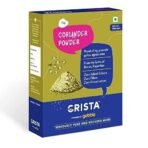 CRISTA Coriander Powder | Ground Dhania | Powdered Dhaniya | Zero added Colours, Fillers, Additives & Preservatives | Natural & Aromatic | Farm Fresh | 500 gms - Image 2