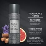 DENVER Man Of Steel Drill & Challenge Deodorant Body Spray - 200ML Each (Pack of 2) - Fast UK Delivery - Image 6