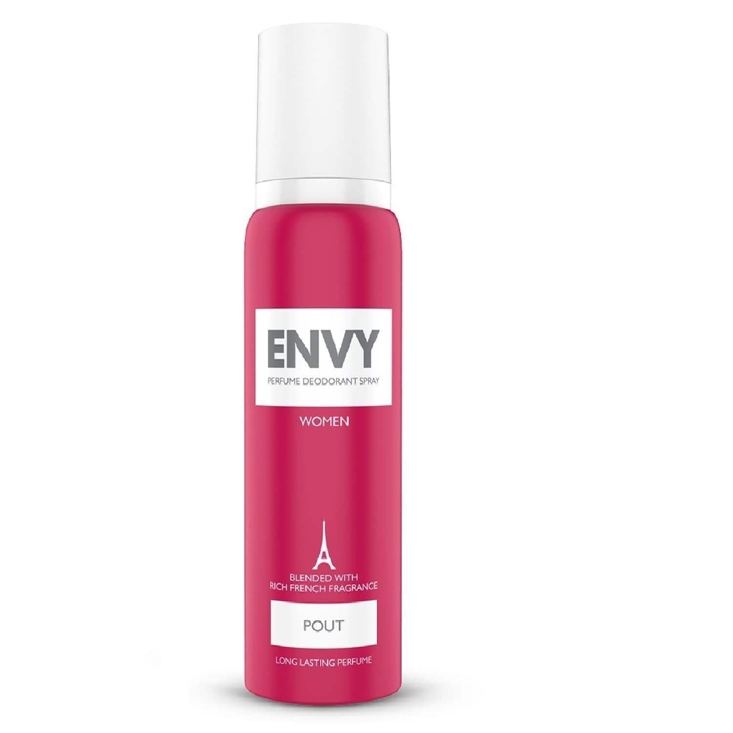 uk51WF-yKrb0L-1-1.jpg ENVY Pout Deodorant - 120ML | Long Lasting Deo Perfume Spray For Women - Fast UK Delivery - Image 1