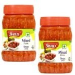 SWAD Delicious and Tangy Mango, Lemon, Green Chillies, Carrot, Kerda Mixed Pickle/Mixed Achar, (Mixed, 500g) - Fast UK Delivery - Image 2