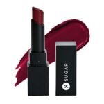SUGAR Cosmetics Nothing Else Matter Longwear Lipstick for Women | Lasts Up To 8+ Hours| Enriched with Vitamin E | 100% Vegan | 3.2gm - 14 Red Herring - Fast UK Delivery