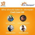 Dr. Morepen COD Liver Oil Capsules | Finest Natural Omega 3, EPA & DHA | Pack of 100 Softgels - Fast UK Delivery - Image 5