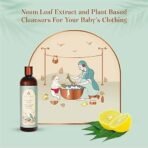 Baby Forest Mridul Poshaak Liquid Wash for Baby Clothes- 500 ml With Herbs & Plant extracts, Mineral Oil-free and Bleach-free formulations, Natural Neem Antiseptic and Antibacterial agent - Fast UK Delivery - Image 5