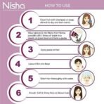 Nisha Henna Based Hair Color Packet No Ammonia Long Lasting (30 g (Pack of 10), Natural Brown) - Fast UK Delivery - Image 7
