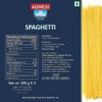 Agnesi Pasta Penne 500g + Fussili 500g + Spaghetii 500g, Pack of 1 Each, Product of Italy - Fast UK Delivery - Image 4