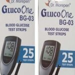 Dr. Morepen Gluco One Monitoring System, Blue (25 Strips X 2) - Fast UK Delivery