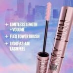 Maybelline Sky High Waterproof Mascara Makeup, Volumizing Mascara, Buildable, Lengthening Mascara, Defining, Curling, Multiplying, Waterproof Brownish Black, 0.2 fl. oz. - Fast UK Delivery - Image 4
