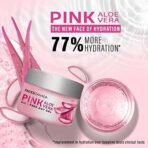 FACESCANADA Pink Aloe Vera Oil-Free Day Gel, 50g | 1.5% Hyaluronic Acid | Intense Hydration | Lightweight, Non Sticky & Absorbs Easily | Soothing, Nourishing & Acne Control | No Alcohol & Parabens - Fast UK Delivery - Image 4